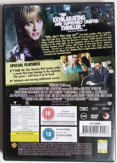 The Brave One (Neil Jordan Film) [2007] Jodie Foster [DVD Movie]