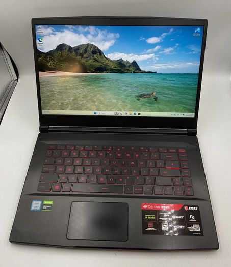 Msi Gf63 Thin 9sc 15" Gaming Laptop I7 9750h 24gb Ram 1tb Ssd Nvidia Gtx 1650 Ti 4gb Win 11 Pro