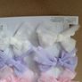 Soft Pastel White,Pink and Lilac Hair-Bow Set Image 5