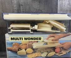 Multi Wonder Slicer Fruit Vegetable Vintage Mandoline Peeler Kitchen Cut Juicer
