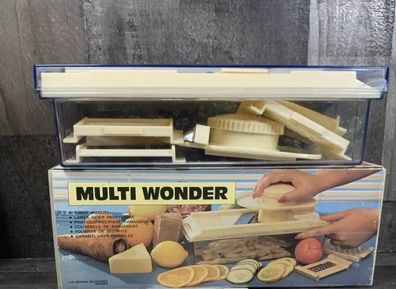 Multi Wonder Slicer Fruit Vegetable Vintage Mandoline Peeler Kitchen Cut Juicer