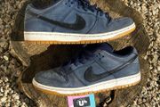 Rare Nike SB Navy Black Gum PRM Orange Label