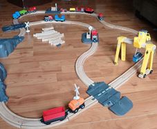 Wooden Train Set