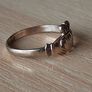 9 ct gold kid's claddagh ring small size Image 7