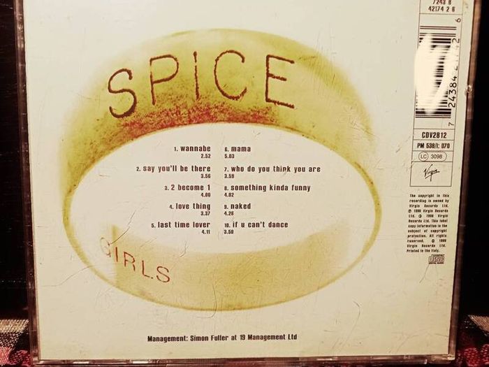 1996. Spice Girls. Spice. CD.