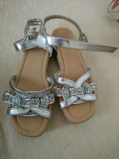 silver sandal