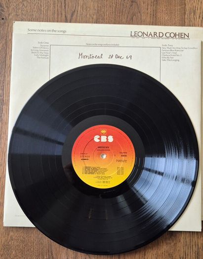 Leonard Cohen Greatest Hits Vinyl