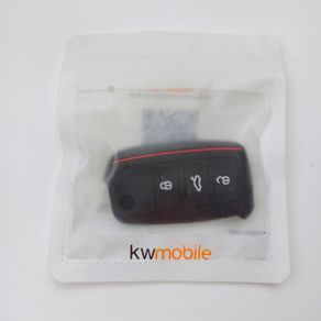 Silicone remote key fob case cover for VW, Seat and Skoda