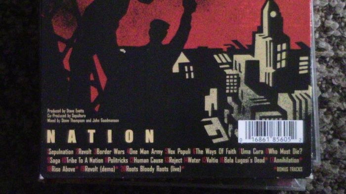 Sepultura - Nation CD