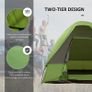 Lightweight 4-5 Person Vehicle Side Camping Tent for SUVs, CUVs, Minivans W/ Mesh Window and Door, Storage Bag, Carrying Bag Image 5