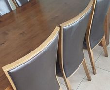 Kitchen table and 8 chairs