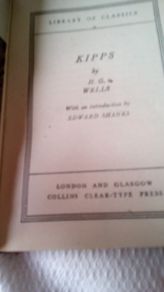 Kipps by H G Wells. Collins Clear Type Press Library of Classics Blue Soft Back Book