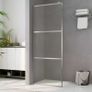Walk-in Shower Wall with Clear ESG Glass 140x195 cm Image 6