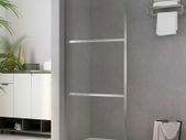 Walk-in Shower Wall with Clear ESG Glass 100x195 cm
