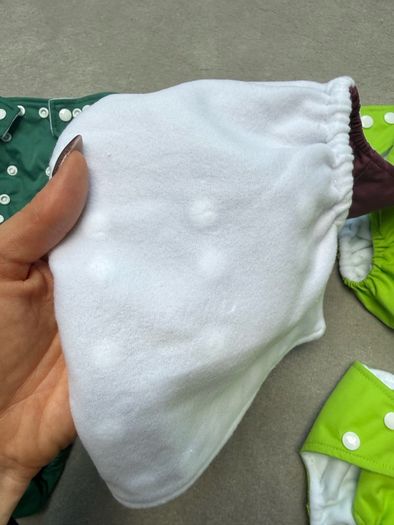 LittleLamb One Size Pocket Nappies 6 with 12 Bamboo Boosters