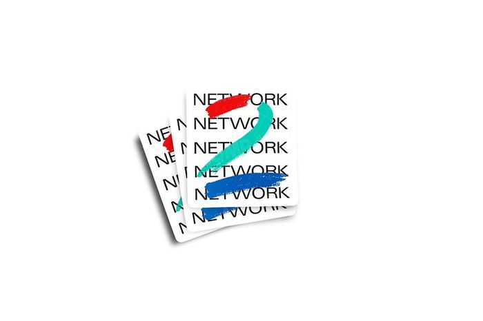 Network 2 1988-1995 Glossy Stickers 3-Pack