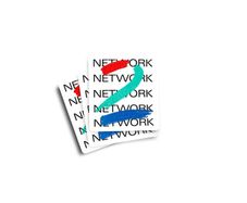 Network 2 1988-1995 Glossy Stickers 3-Pack