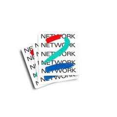 Network 2 1988-1995 Glossy Stickers 3-Pack
