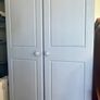 Solid Pine Painted Wardrobe Image 6