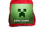 Minecraft Childrens Backpack/School/Rucksack - Can be personalised