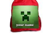 Minecraft Childrens Backpack/School/Rucksack - Can be personalised