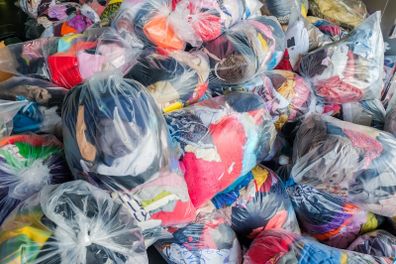 Second-Hand Clothes Unsorted Mix. Price per (10kg) bag.