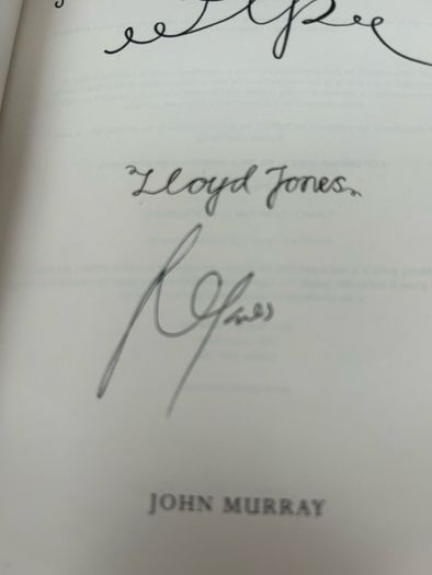 SIGNED Lloyd Jones Mister Pip UK Hardcover Booker Prize Shortlisted Novel VG