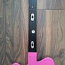 Pink Wooden Guitar Wall Decor Image 7