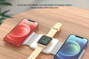 15W 3 In 1 Foldable Wireless Charger Magnetic Wireless Charger Folding Qi Wireless Charger