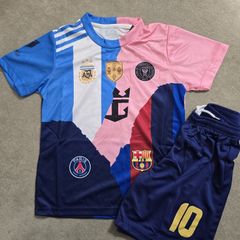 Messi mix club new edition football jersey/kits