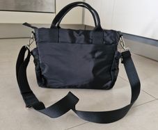 Parfois Nylon Tote Bag with Strap Black