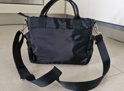 Parfois Nylon Tote Bag with Strap Black