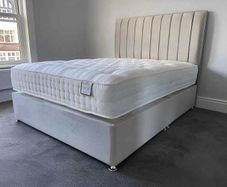Double Bed And Mattress With Headboard