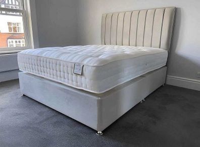 Double Bed And Mattress With Headboard