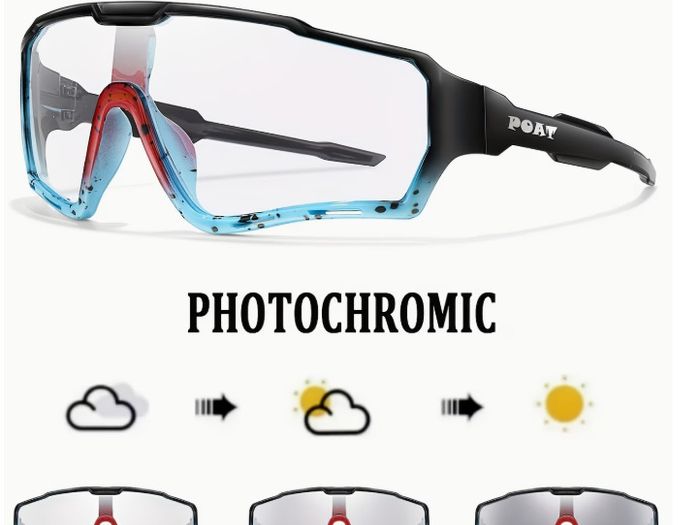 Unisex Color-Changing Fashion Glasses with -Adaptive Switching System,