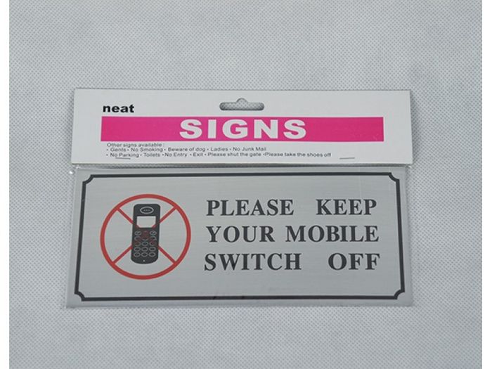 Mobile Switch Off Sign