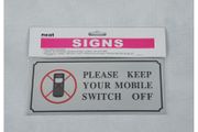 Mobile Switch Off Sign