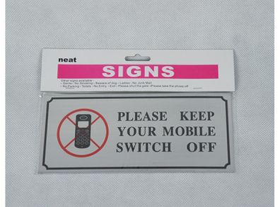 Mobile Switch Off Sign