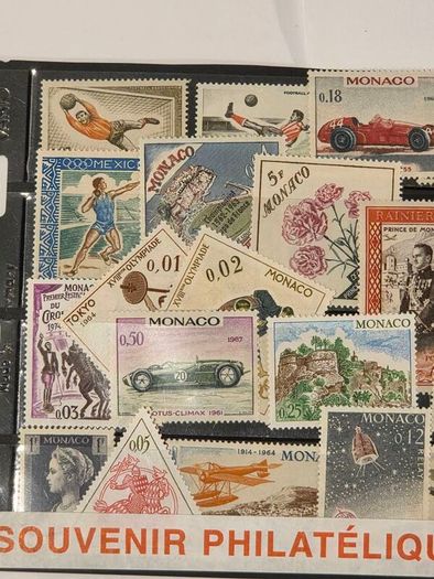 Monaco Souvenir Stamp Set