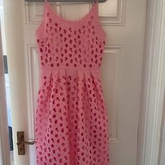 Pink flower dress size 10