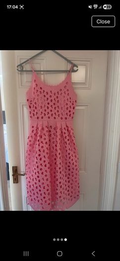 Pink flower dress size 10