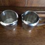 Stainless steel milk jug and sugar bowl Image 2