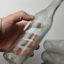 324 - Set of 4 Vintage Clear Glass Collectible Decorative West Cork Bottling Company Bandon Bottles Image 2