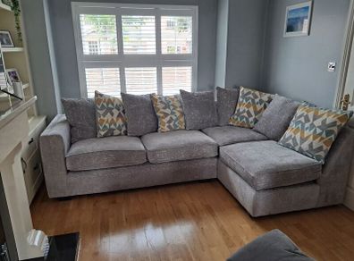 L shaped couch