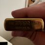 1987 Zippo Solid Brass Lighter with Original Display Stand & Guarantee Card Image 5