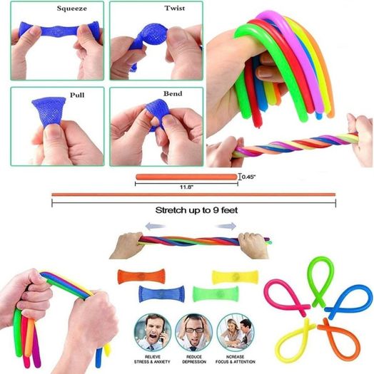 Fidget Toys, Fidget Toys Pack for Kids, Sensory Fidgets Pack Anxiety Relief Toys for Autism, Simple Fidget Toys Set with Fidget Popper for Party Bag Filler, School Classroom Reward (FREE POSTAGE)