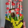 Handcrafted tiny wooden mushrooms Image 2