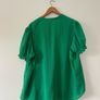 Savida ruffle front green top plus size New Image 6