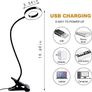 SALE | LED Clip Light, Desk Clamp Lamp 10 Dimmable Brightness 3 Light Modes, 360 Degree Flexible Gooseneck Clip Lamp for Reading, Painting, Craft, Studying Image 6