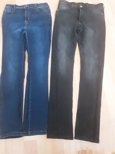 Jeans Boys/Two Pair-One Black and One Blue - Age 12yrs to 13yrs-158cm